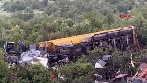 Gaziantep’te tankerler kafa kafaya çarpıştı: 1 ölü, 1 yaralı