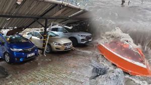 Bursa’da sel ve heyelan dehşeti Kar 2 metreyi aştı, Nilüfer Çayı taştı