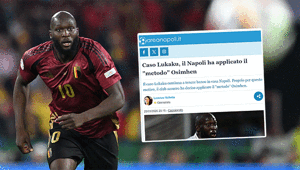 Napolide Lukaku krizi Osimhen muamelesi yapılıyor