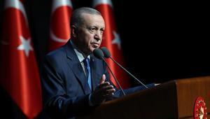 Cumhurbaşkanı Erdoğandan şehit ailesine başsağlığı mesajı