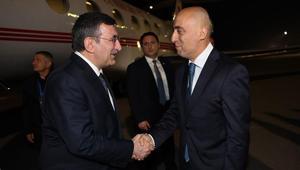Cumhurbaşkanı Yardımcısı Yılmaz Baküye geldi