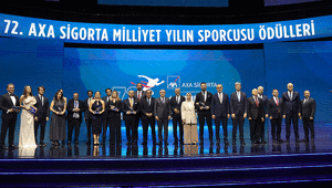 Türk sporunun onur gecesi 72’nci AXA Sigorta Milliyet Yılın Sporcusu Ödülleri sahiplerini buldu