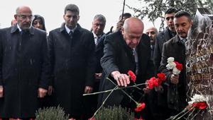 MHP lideri Bahçeliden Alparslan Türkeş için anma mesajı