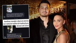 Eleştirilerin hedefi oldu Uğurcan Çakırın eşi gelen mesajları ifşa etti