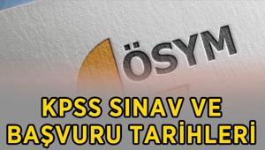 KPSS ne zaman, hangi tarihte 2026 KPSS Ortaöğretim, Ön Lisans, Lisans, DHBT oturumları hangi gün yapılacak, başvurular ne zaman başlıyor