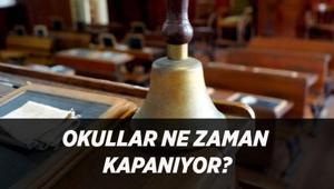 OKULLAR NE ZAMAN KAPANACAK | Yaz tatili ne zaman, karneler haziranın kaçında verilecek, okulların kapanmasına kaç gün kaldı