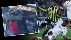 Beşiktaşta penaltı tepkisi devam ediyor Stadyuma dev pankart