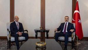 Dışişleri Bakanı Hakan Fidan, ABDli Büyükelçi Barrackı kabul etti