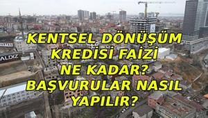 KENTSEL DÖNÜŞÜM KREDİSİ BAŞVURULARI BAŞLADI İstanbul kentsel dönüşüm kredi faizi ne kadar Kimler nasıl ve nereden başvurabilir