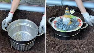 Tencereden kompost kutusu olur mu demeyin Nisan ayında yapan yaşadı: Çimler yemyeşil