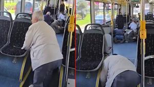 İstanbulda polise silahlı saldırı İETT otobüsünde panik anları kamerada