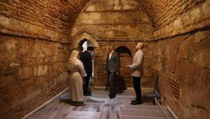 600 yıllık eser yeniden hayat buluyor Gazi Mihal Hamamı turizme kazandırılıyor