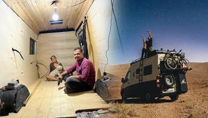 16 günde evlendiler, takıları eski bir minibüse yatırdılar Kira yok, elektrik-su bedava
