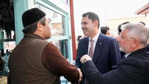 Bakan Kurum’dan Çorum esnafına ziyaret