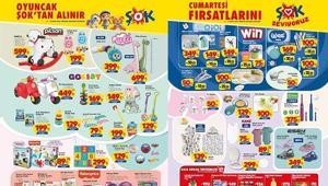 ŞOK 11-14 NİSAN AKTÜEL İNDİRİMLERİ ŞOK 11-14 Nisan aktüel kataloğunda hangi ürünler satışa çıkacak Midilli At, Pelüş Tırtıl, Müslin Panço, Çocuk Diş Fırçası...