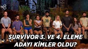 SURVİVOR 3. VE 4. ELEME ADAYLARI BELLİ OLDU Survivor 2026 Ünlüler-Gönüllüler dokunulmazlık oyununu hangi takım kazandı Survivor haftanın son eleme adayları ve düello eşleşmeleri...