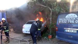 15 gün önce taşındığı iş yeri gözlerinin önünde küle döndü Zarar 20 milyon TL