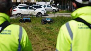 Parkta gören şaşırdı Samsun 2 robot göreve başladı: 6 kişilik işi tek başına yapıyorlar