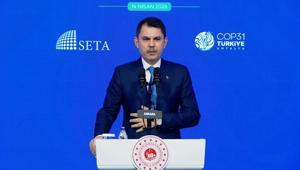 Bakan Kurum: COP31de en çok su ve gıdaya dikkat çekeceğiz
