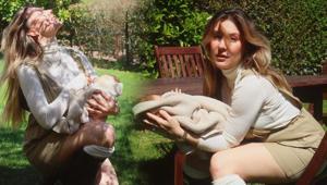 İlk kez anne olmuştu Ege Kökenli ve minik kızından yeni kareler