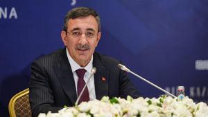 Cumhurbaşkanı Yardımcısı Yılmaz, Astanada Dünya Türk İş Konseyi Toplantısında konuştu