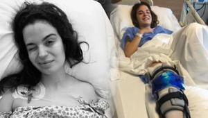 Bağırsağı yanlışlıkla kesilmişti Aslı Bekiroğlu 7. ameliyat sonrası hastaneden paylaştı