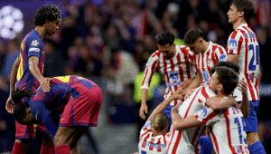 Devler Liginde Atletico Madrid, Barcelonayı saf dışı bıraktı