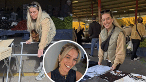 Dokuz yıllık bankacıydı, pazarcı oldu Topuklularla masa başında çalışmış biri olarak çok zordu