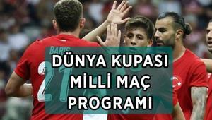 MİLLİ MAÇ NE ZAMAN Dünya Kupası A Milli Takım maçları ne zaman, saat kaçta, nerede Dünya Kupası Türkiye rakipleri kimler