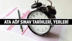 ATA AÖF sınav giriş belgesi nasıl alınır 2026 ATA AÖF Bahar Dönemi vizeleri ne zaman