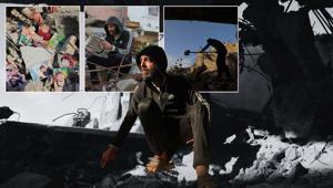 Enkaz altındaki 4 çocuğunu elleriyle kazarak arıyor Hayattayım ama ölü gibiyim