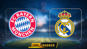 Şampiyonlar Liginde Bayern Münih-Real Madrid maçı