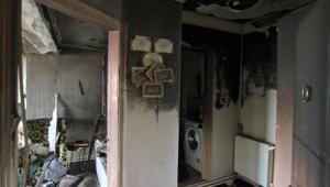 Akıllara durgunluk veren olay Evi ateşe verdi babasını aradı: Gel, evi yaktım