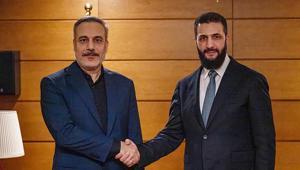 Dışişleri Bakanı Hakan Fidan, Suriye Cumhurbaşkanı Şara ile Antalyada görüştü