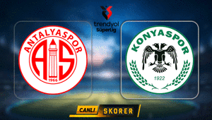 Süper Ligde Antalyasporun konuğu Konyaspor