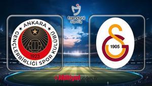 MAÇTA İLK DÜDÜK GELDİ Gençlerbirliği - Galatasaray maçı hangi kanalda, saat kaçta CANLI yayınlanacak Gençlerbirliği - Galatasaray maçı canlı yayın kanalı