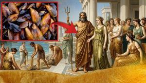 Adı altın ama değeri altından fazla Antik Yunanda soylular giyiyordu: Midye kabuğundan çıkıyor