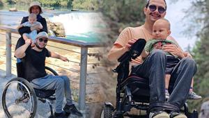 Takla atan aracın tavanı üzerine çöktü