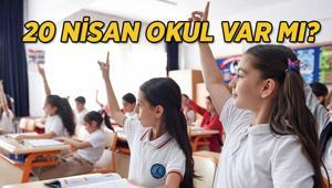 YARIN OKUL VAR MI 20 NİSAN PAZARTESİ: İstanbul, Ankara, Şanlıurfa, Kahramanmaraş ve diğer illerde yarın okul var mı, ders işlenecek mi