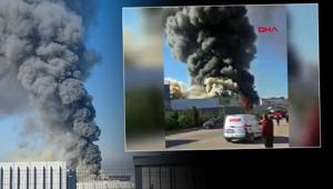 Ankarada büyük yangın Siyah dumanlar şehrin birçok noktasından görülüyor