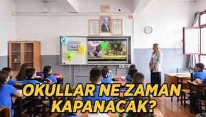 OKULLAR NE ZAMAN KAPANIYOR 2026: Okulların kapanmasına kaç gün kaldı, karneler ne zaman alınacak MEB takvimi ile yaz tatili