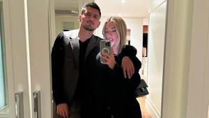 İşte yeni kareler Cengiz Ünder ve Bilge Yenigül nişanından mutlu pozlar