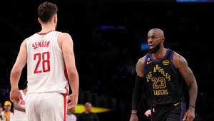 Alperen Şengünün çabası Houstona yetmedi Lakers seride 2-0 öne geçti