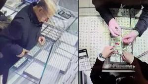 Değeri 50 bin lira Saniyeler içinde çalıp kaçtı
