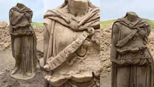 Lodıkeıa’da tarihi keşif Molozlar arasında bulunan Athena heykeli gün ışığına kavuştu