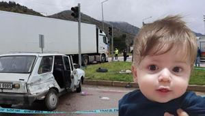 Taziye dönüşü facia: Yamaç bebek yola savrulup TIR’ın atında can verdi