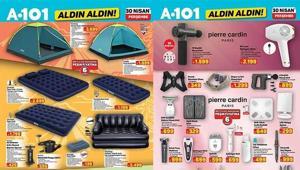 BAHAR FIRSATLARI | A101 30 NİSAN KATALOĞU | A101 Aldın Aldın 30 Nisan kataloğunda hangi ürünler satışta olacak Çelik Termos, 4 Parça Fincan Seti, Tezgah Üstü Kaşıklık/Bıçaklık, Ahşap Saplı Havan, Elektrikli Pompa, Şişme Kanepe...