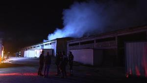 Yer: Bolu Çıkan yangında bir depo kullanılamaz hale geldi