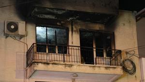 İzmir’de evde yangın Baba öldü, oğlu entübe edildi