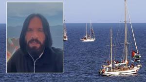 Küresel Sumud Filosunda yer alan aktivist Yerli John Wick Ömer Aslan, son durumu Milliyete anlattı